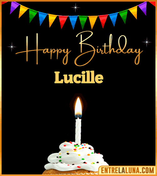 GiF Happy Birthday Lucille